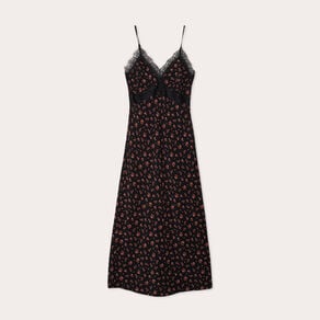 robe longue droite bretelles noir femme Robe longue droite bretelles noir femme