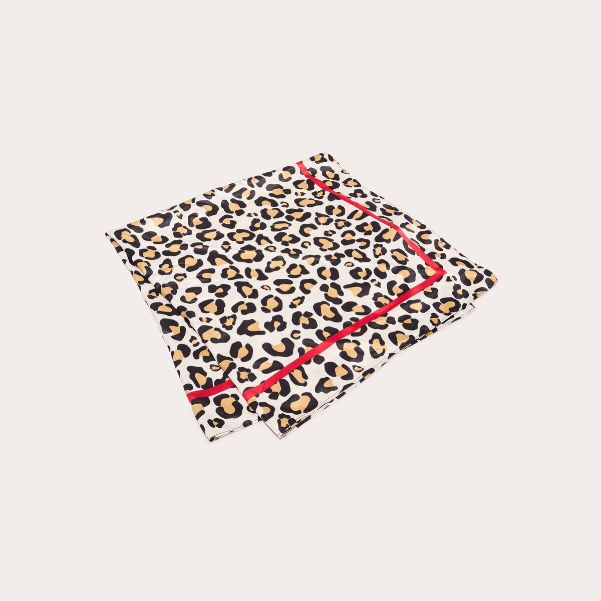 Foulard carré satin sable femme