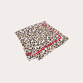 Foulard carré satin sable femme