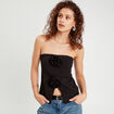 Bustier sans manches noir femme