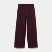 Pantalon large style jogging prune femme