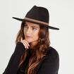 Chapeau bande cloutée noir femme