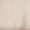 Caban court col montant beige femme