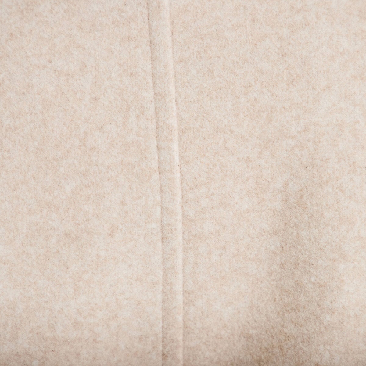 Caban court col montant beige femme