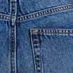 Jean wide leg taille haute Petite bleu fonc&eacute; femme