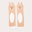 Boîte cadeau chaussettes fantaisie camel femme