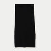 Jupe ajust&eacute;e longueur 3/4 noir femme