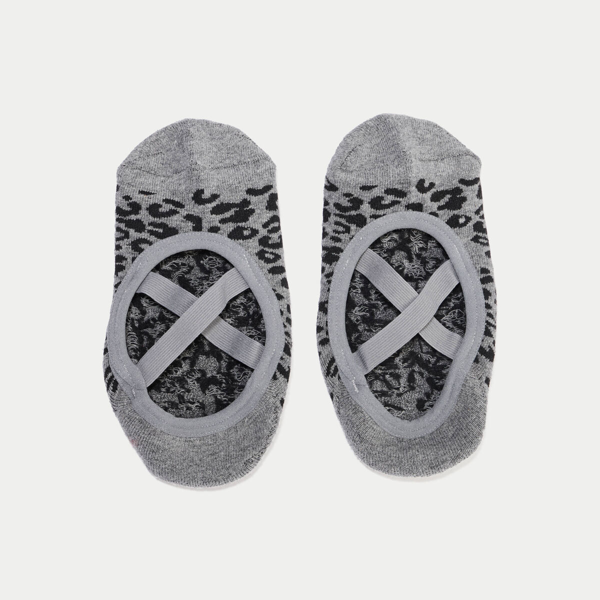 Chaussettes gris fonc&eacute; femme