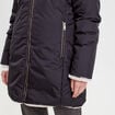 Parka r&eacute;versible &agrave; capuche noir femme