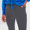 Pantalon bootcut stretch noir femme