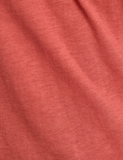 T-shirt manches courtes vieux rose femme