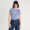 T-shirt manches courtes bleu gris femme