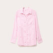 Chemise manches longues rose femme