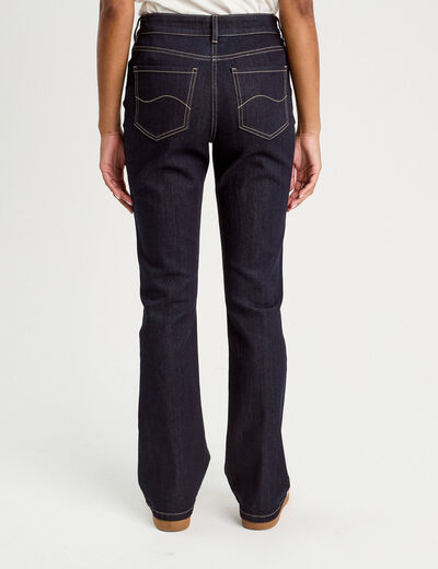 Jeans flare denim brut femme