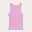 Débardeur bretelles larges violet femme