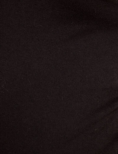Body manches courtes noir femme