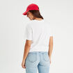 T-shirt manches courtes blanc femme