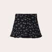 Jupe-short évasée noir femme