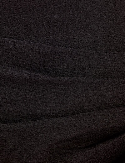 Jupe-short droite noir femme
