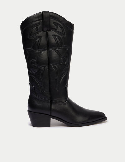 Bottines noir femme