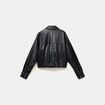 Bomber oversize noir femme