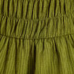 Combishort coupe flare vert kaki femme