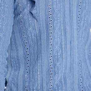 Blouse manches longues bleu clair femme
