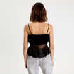 D&eacute;bardeur dentelle noir femme