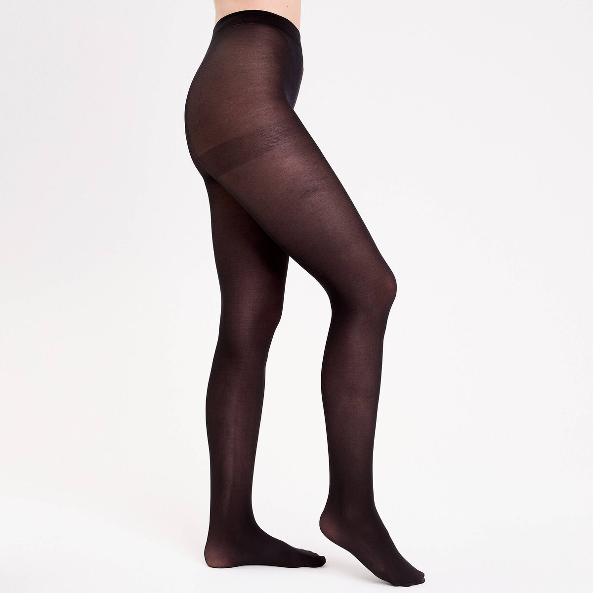 Collants opaques unis 60D noir femme