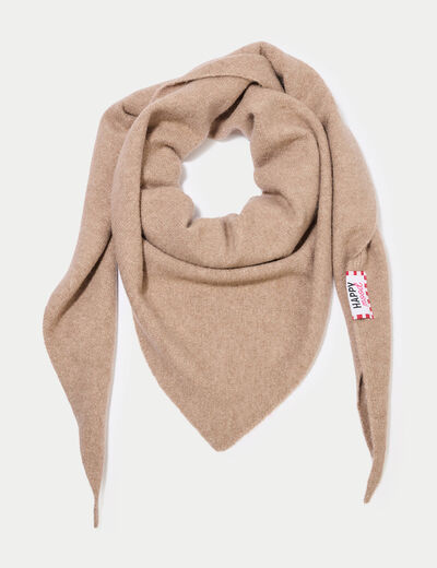 Foulard beige femme
