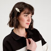 Polo manches longues noir femme
