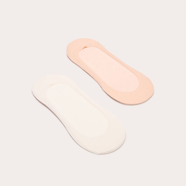 Lot 2 protèges-pieds sable femme