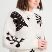 Pull manches longues ecru femme