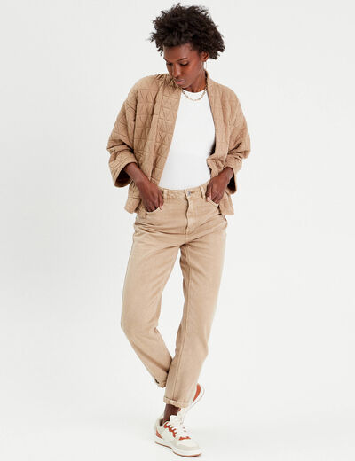 Body sans manches effet seconde peau blanc femme