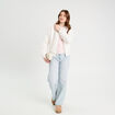 Veste matelassée zippée blanc femme