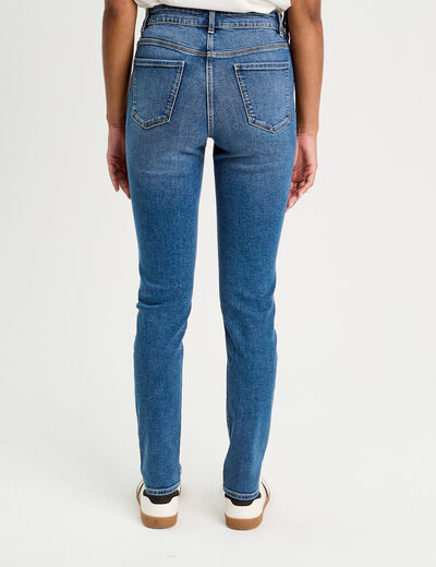 Jeans slim 5 poches denim stone femme