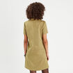 Robe évasée suédine vert clair femme