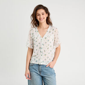 chemise manches volants blanc femme Chemise manches volants blanc femme