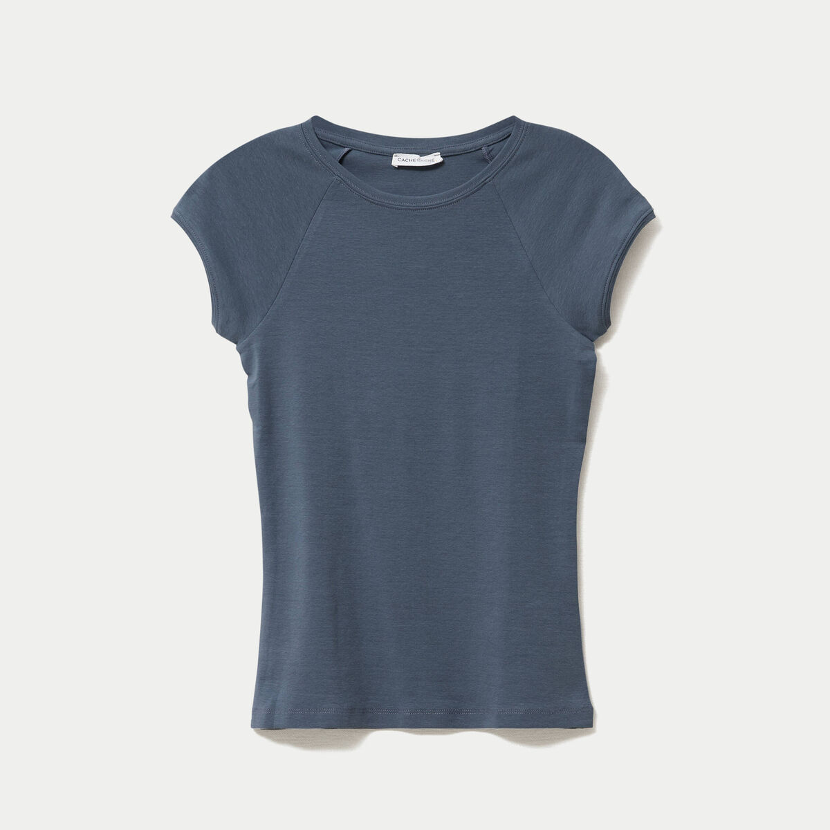 T-shirt manches courtes gris femme