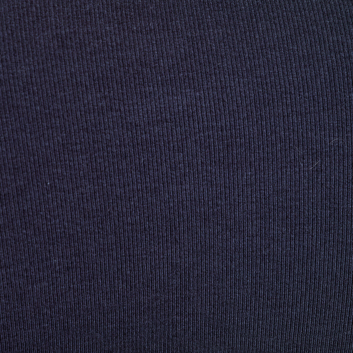 T-shirt cropped 2-en-1 bleu marine femme