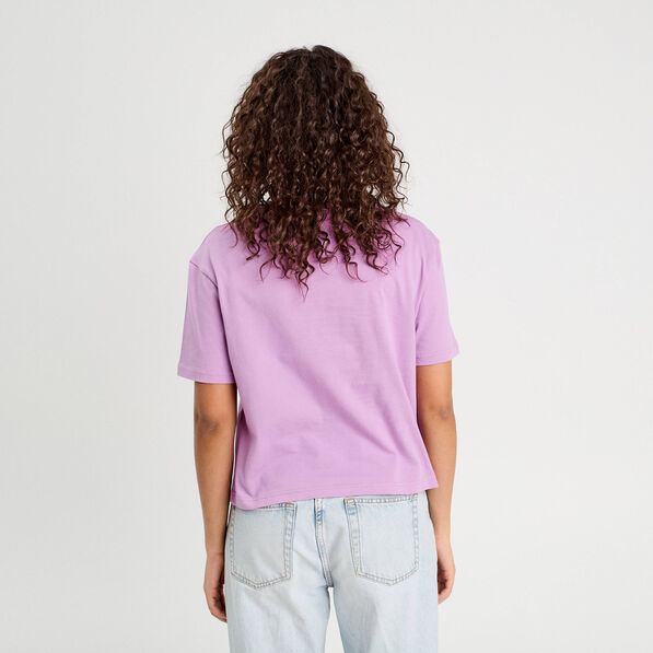 T-shirt manches courtes violet femme