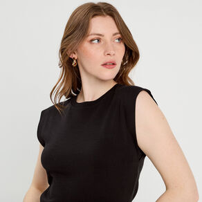Débardeur sans manches noir femme
