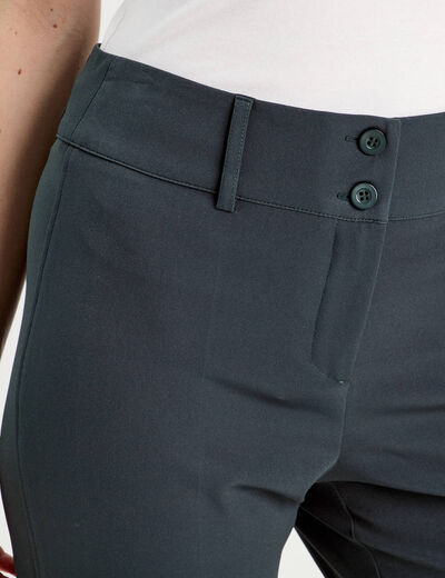 Pantalon flare vert femme