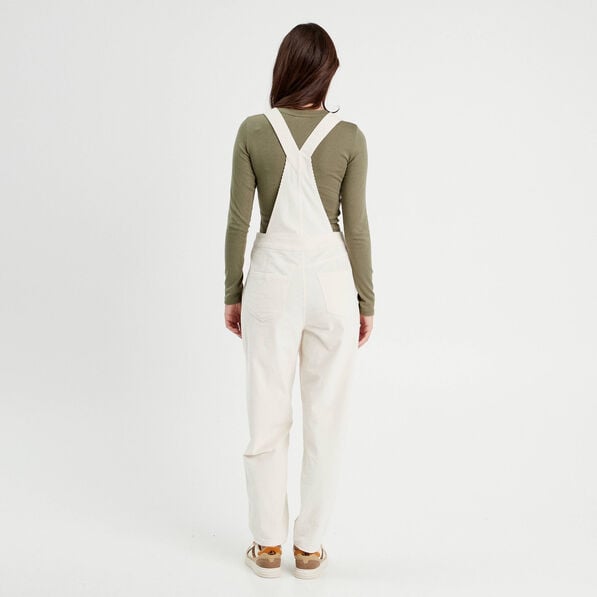 salopette velours cotele ecru femme Salopette velours côtelé ecru femme