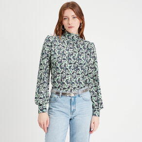 t shirt manches longues vert femme T-shirt manches longues vert femme