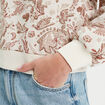 Sweat manches longues blanc femme