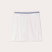 Jupe-short patineuse ecru femme