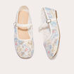 Ballerines en dentelle ecru femme