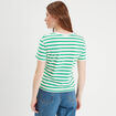 T-shirt manches courtes blanc femme