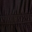 Robe évasée manches 3/4 noir femme